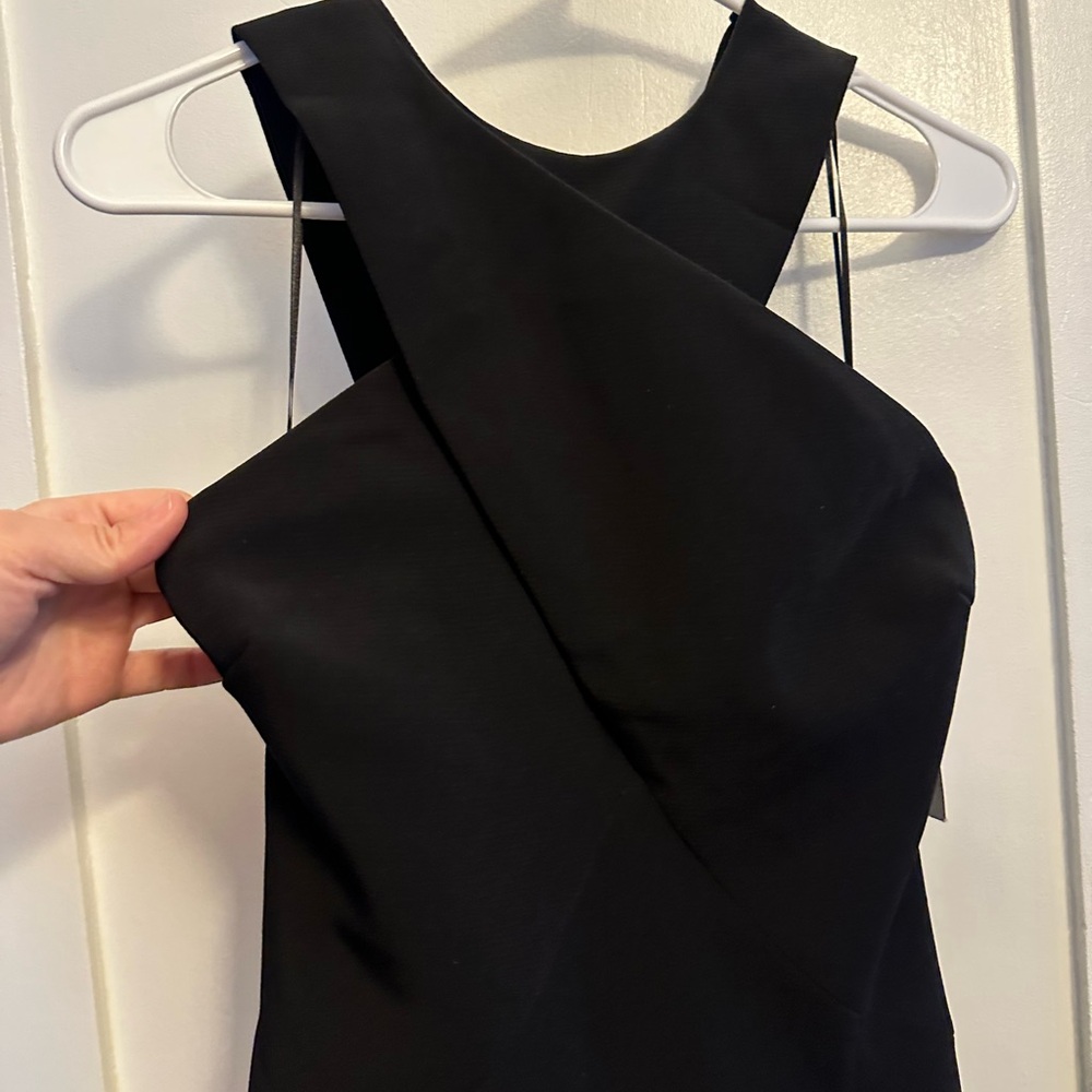 Finders Keepers Black One Shoulder Dress
